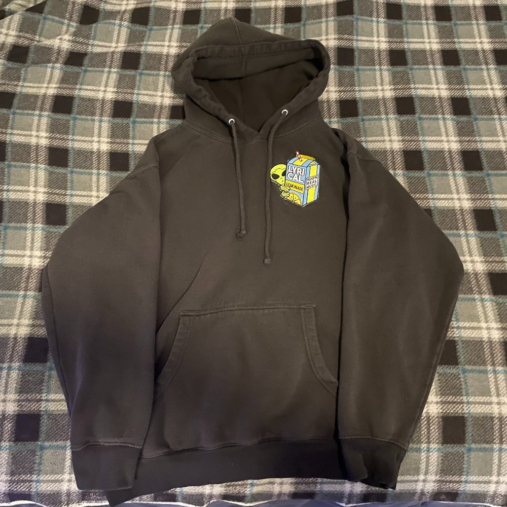 Lyrical Lemonade Aliens Are Real Cartoon Patch Hoodie